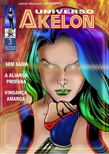 Universo Akelon: Nº3, De Junior Menezes. Série Não Aplicável, Vol. 1. Editora Clube De Autores, Capa Mole, Edição 1 Em Português, 2020