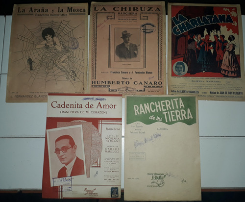 Partituras Rancheras Leer Descripcion! (Usado)