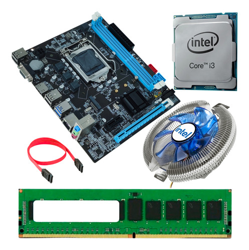 Kit Upgrade Intel Core I3 3240 + Placa Mãe 1155 + 8gb Ddr3