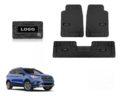 Tapetes 3pz Class Cov Logo Ford Escape 2013 A 2019