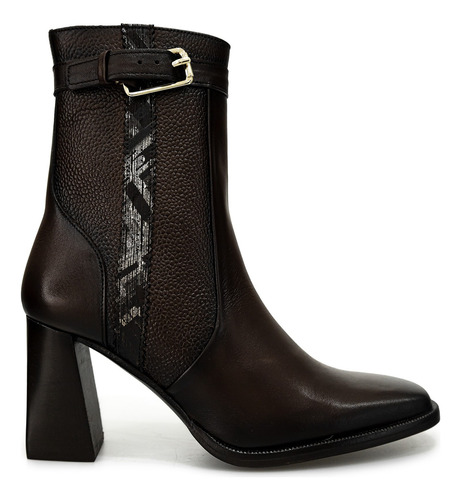 Botin Mujer Cuadra F30tsni Novillo