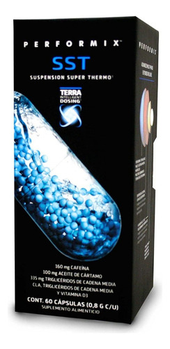 Termogenico Performix Sst 60 Capsulas Quemador Cafeina Sabor Sin Sabor