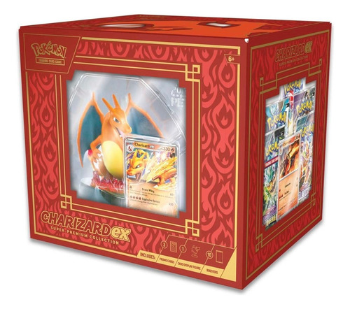 Pokemon Tcg - Charizard Ex Super Premium Box - Ingles Charizard Ex Inglés