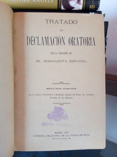 Tratado De Declamación Oratoria 