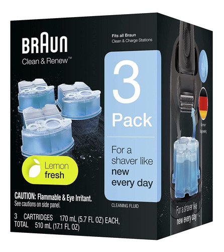 Cartuchos De Limpieza Braun, Compatible C/braun Clean&charge