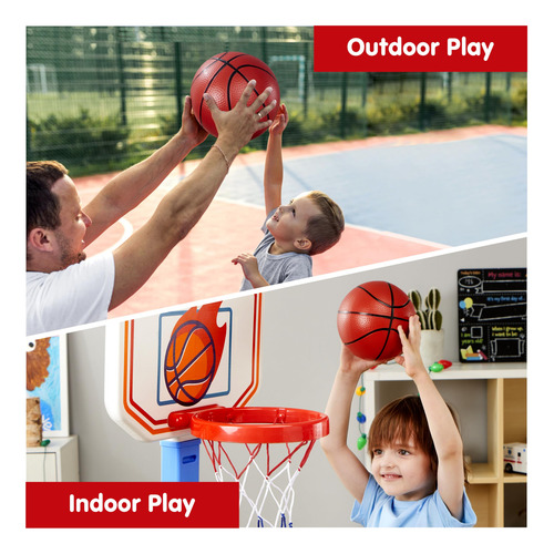 Set De Juego Arcade De Baloncesto Joyin Toddler Con 4 Pelota
