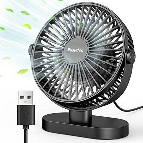 Ventilador De Escritorio Usb Easyacc 6.5 , Potente Y Silenci