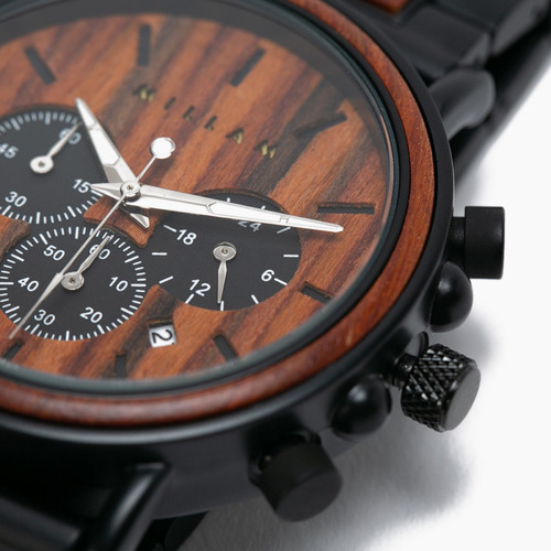 Imagen 3 de 10 de Reloj De Madera Para Hombre, Caballero, Juvenil 2019