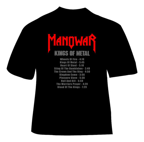 Polera Manowar - Ver 08 - Kings Of Metal