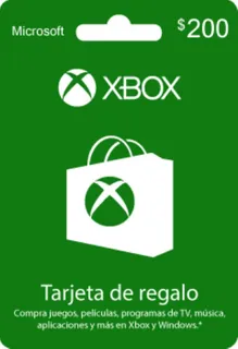 Tarjeta De Xbox 200
