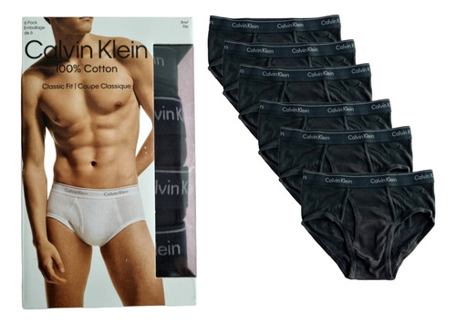 Pack De 6 Calzoncillos Calvin Klein Original De Caballero Z