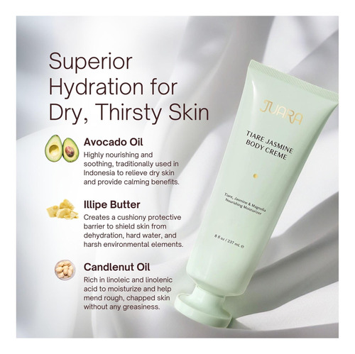 Juara Creme Corporal Jastir Tiaré, Hidratação E Maciez