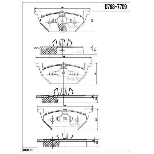 Balatas Delantera Vw Jetta A4 2000 Low Hqs 7709768