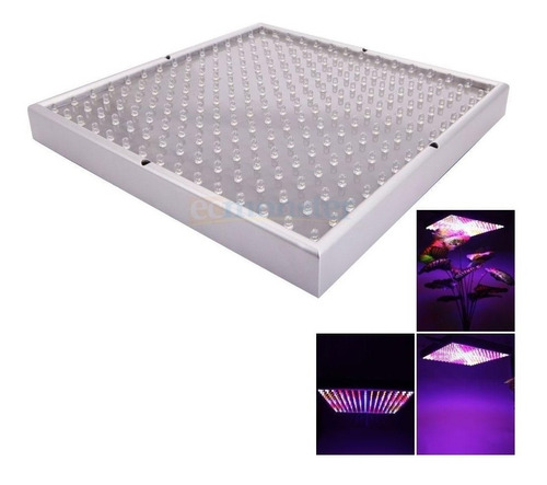 Set De Hidroponia Luz 225 Led Espectro Crecimiento Plantas