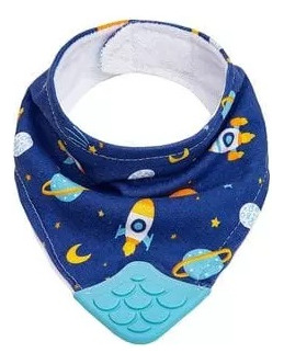 Babero Bandana Con Mordillo Bebe Buba- Mvd Kids