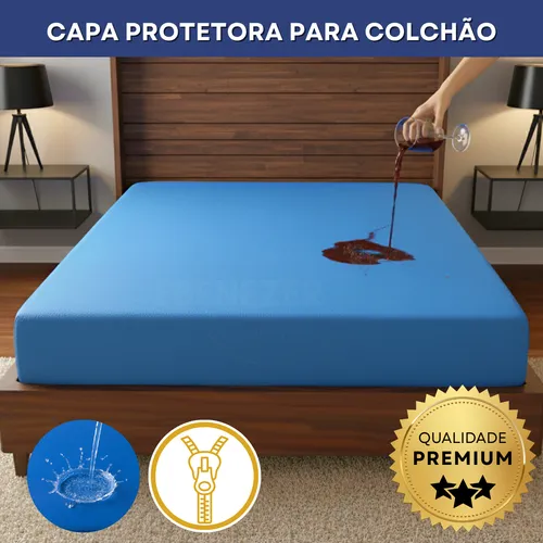 Protetor de colchão Ebenezer Shop Hospitalar Napa Premium Capa Pr...