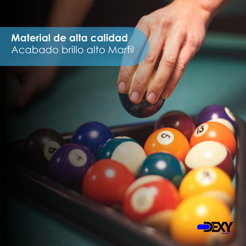 16 Bolas De Billar Pool-juego De Billar Profesionales Resina
