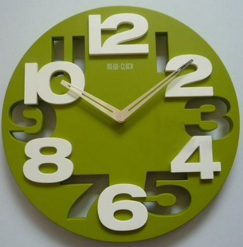 Reloj De Pared Redondo Moderno 3d 'digit Big'.