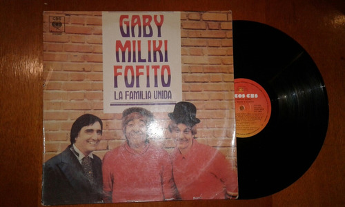 0483 Disco Vinilo Gaby Miliki Fofito La Familia Unida