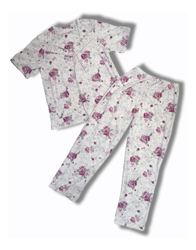 Pijama Manga Corta Pantalón Dama/mujer 60191 Intime Lingerie