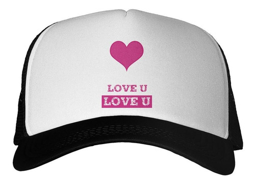 Gorra Frase Love You Te Amo Corazon Amor Dia