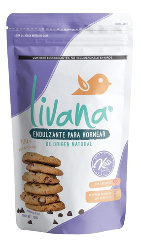 Livana® Para Hornear 750g, Endulzante Realmente Sin Calorías