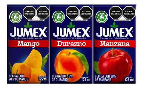 Jugo Sabores Surtidos Jumex Mini Brick 50 125 Ml