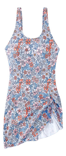 Traje De Baño Para Mujer, Moderno, Floral, Con Cordón, Para