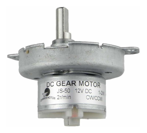 Chancs D-sahft Gear Electric Motor Js-50 12v Dc 2rpm Cw/ccw 