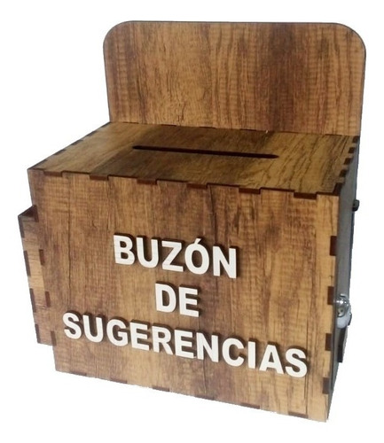 Buzón De Sugerencias Mdf 