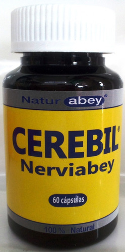 Nervios Estrés, Cerebil Abey, Oferton 3 Frascos 60 Cápsulas.