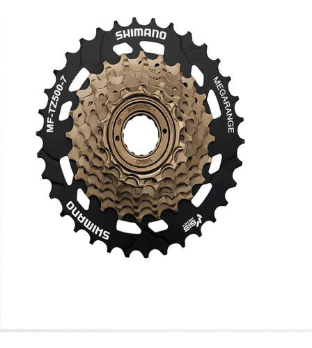 Imagem 3 de 3 de Roda Livre Catraca Mtb 7v 14/34 Dentes Megarange Shimano 21v