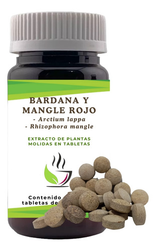 Té De Hierbas Bardana Y Mangle Rojo 90 T4bletas Herb Ch