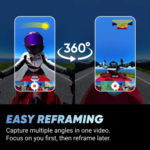 Paquete De Manillar De Motocicleta Action Camera Insta360 X4