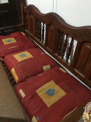 Juego De Sofá Para Living Marrón (Usado)