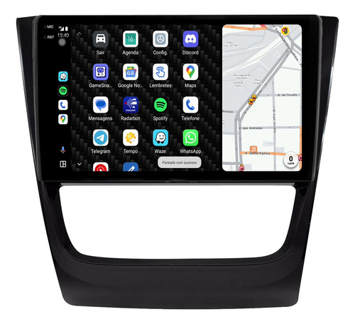 Multimidia Vw Saveiro G6 9p Android Carplay 4/64gb + Ré
