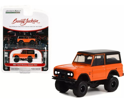 Greenlight 1/64 1967 Ford Bronco Custom Suv Barrett Jackson