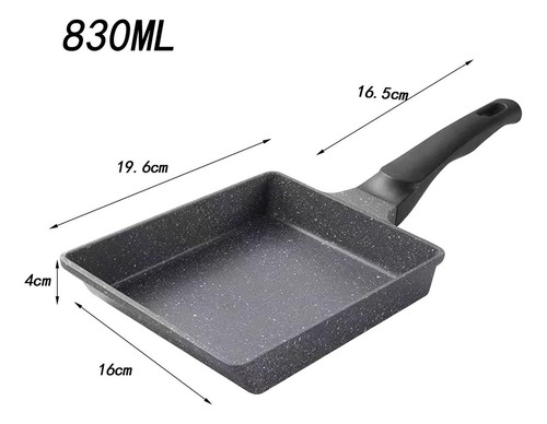 X Sartén Hogar Desayuno Retangle Utensilios De
