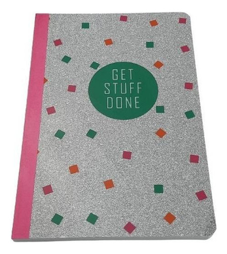 Caderno Capa Glitter 80 Folhas Pontilhadas Up4you