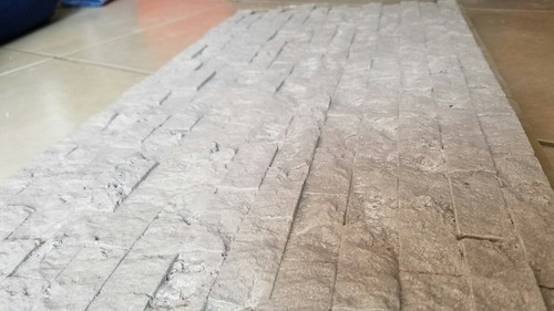 Molde Silicon Poliuretano Para Pared Diseño Exclusivo Piedra Color Marrón