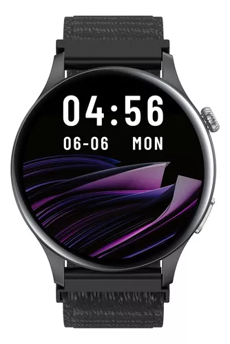 Reloj Inteligente Smartwatch Redondo Bluetooth Hombre Nylon