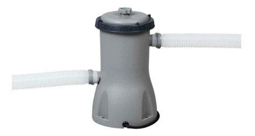 Imagen 3 de 3 de Alberca Estructural Redonda Bestway 56949 13030 Lt. Gris