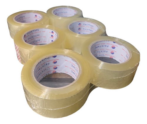 Cinta Transparente Tape 48mm X 150m 6 Pack