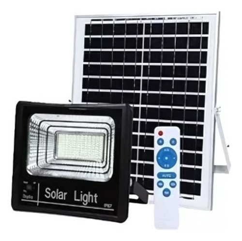 Foco Led Panel Solar 60w Independiente Con Control Remoto