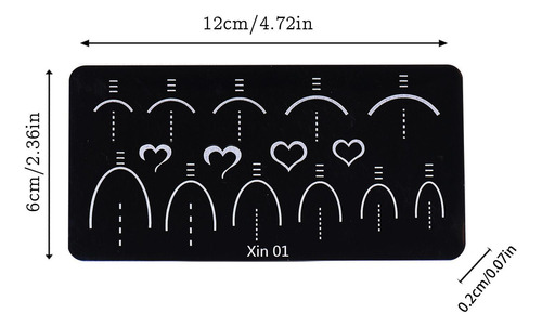 Sellos De Uñas Para El Día De San Valentín Placas De Estampa