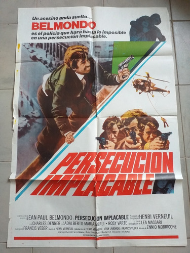 Poster Afiche Cine - Persecución Implacable *