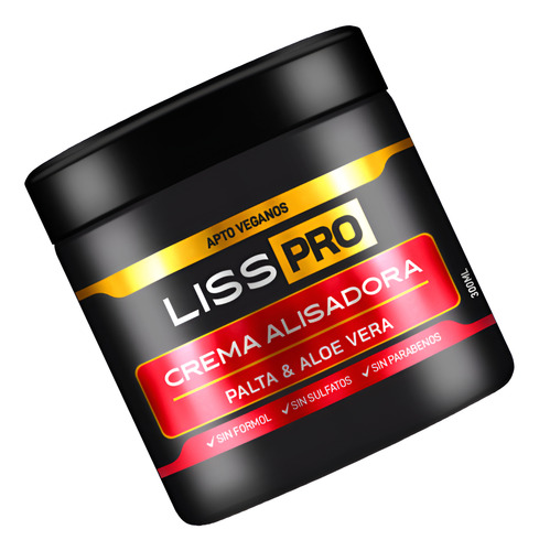Alisado Liss Pro Sin Formol X 300ml + Shampoo Neutro X 1lt