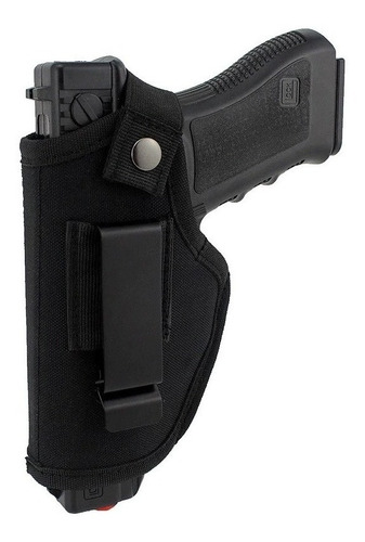 Funda Para Pistola Nylon Universal Ambos Lados Clip Metal
