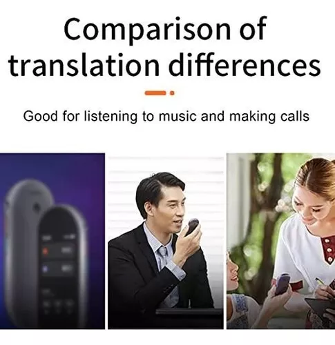 Auriculares Traductor Idiomas, Bluetooth 5.1, 84 Idiomas