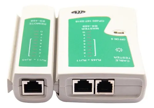 Tester De Red Probador Cable Redes Rj45 Rj11 Utp + Funda